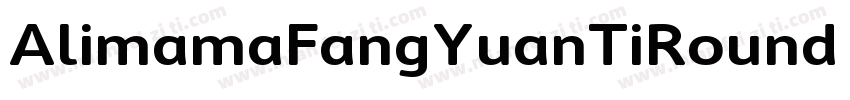 AlimamaFangYuanTiRound SemiBold字体转换